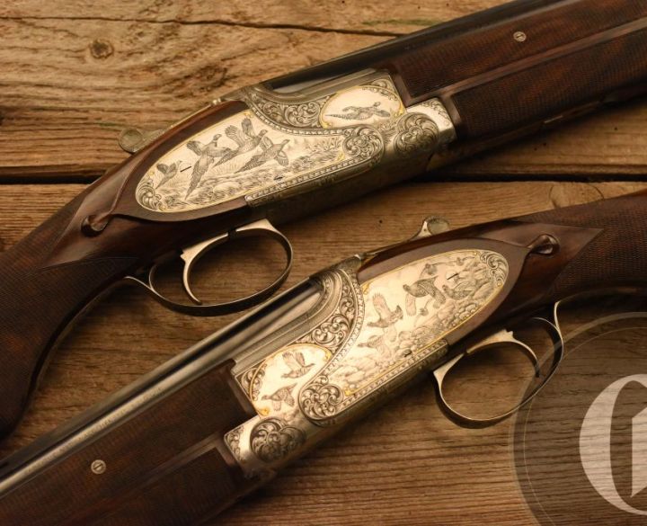Browning B25 Custom Sideplate 12 gauge-0