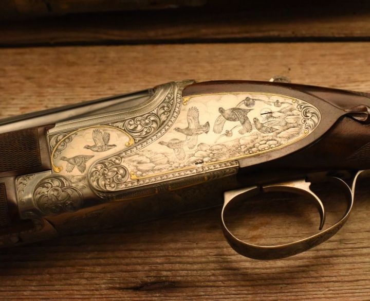 Browning B25 Custom Sideplate 12 gauge-1