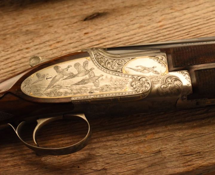 Browning B25 Custom Sideplate 12 gauge-2