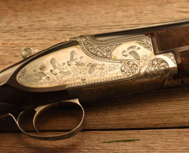 Browning B25 Custom Sideplate 12 gauge-6