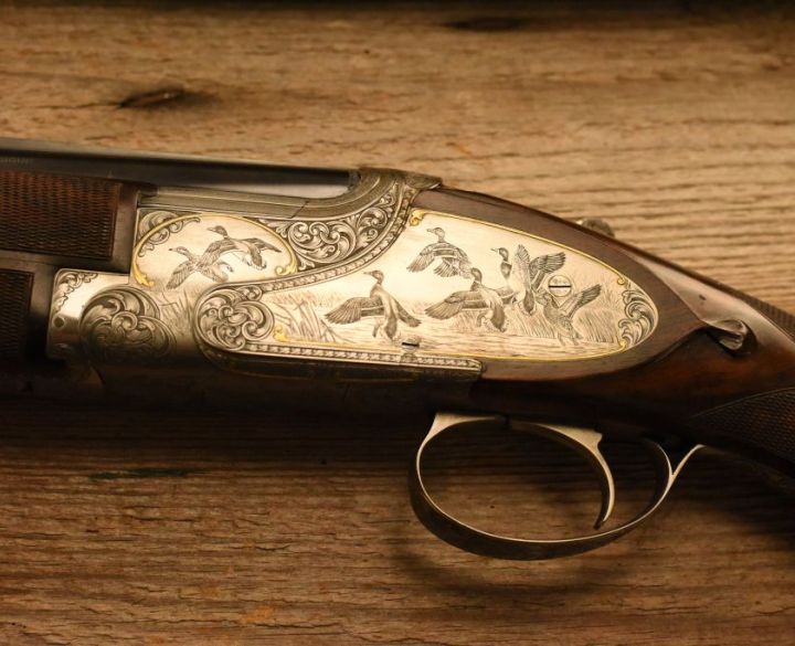 Browning B25 Custom Sideplate 12 gauge-7
