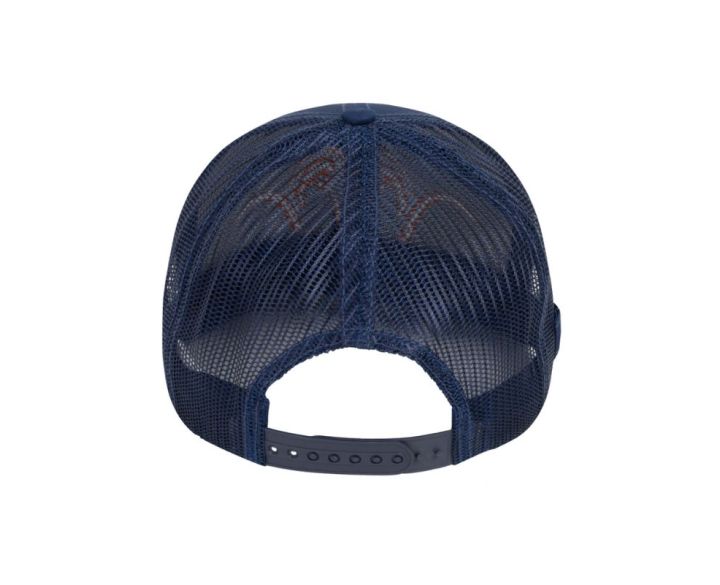 CAP MESH SNAP BACK (BLUE & ORANGE)
