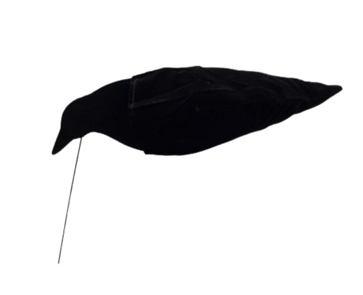 Sillosocks Velour Crow head Down (Feeding) Decoy